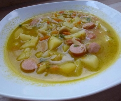gesunde Kartoffel Gemüsesuppe, Kartoffelsuppe Rezept des Tages 09.11.16