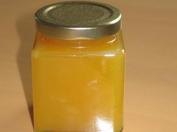 Holunderblütengelee mit Orangensaft