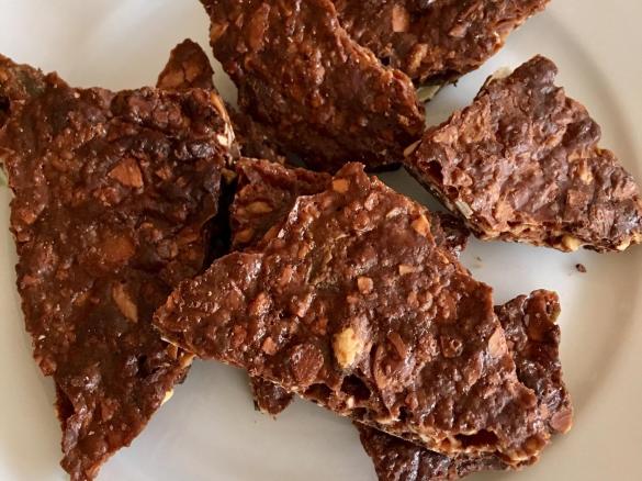 Florentiner mit Nuss-Nugat, glutenfrei