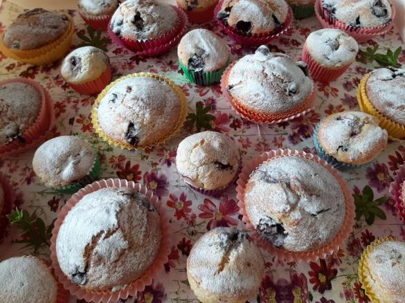 Blaubeer-Joghurt Muffins