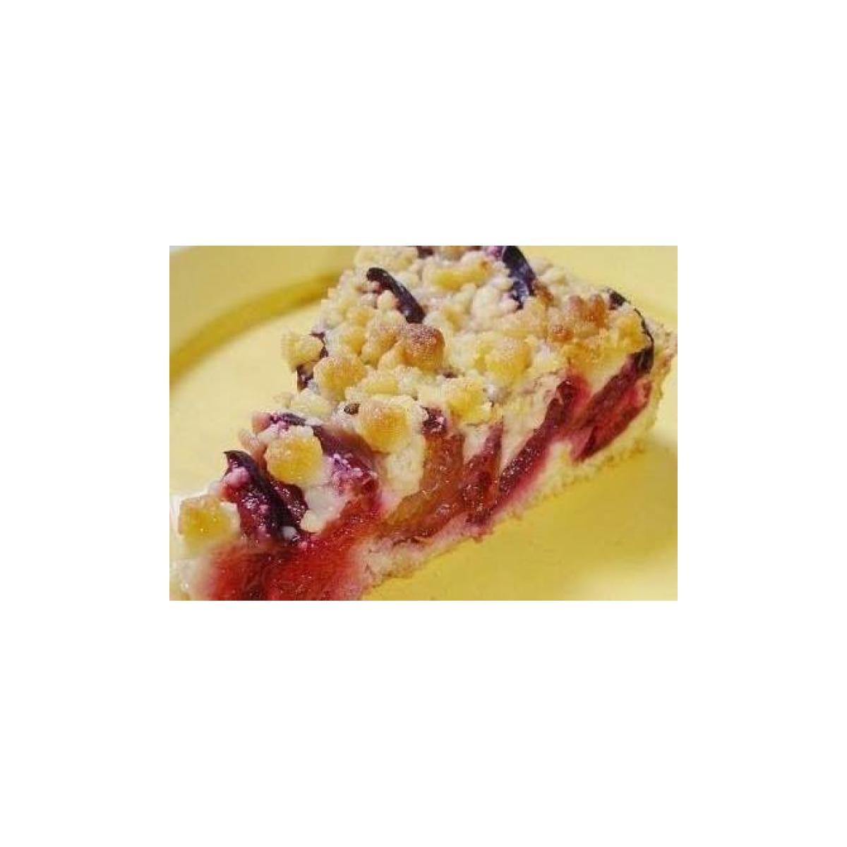 zwetschgen kuchen mit pudding und streusel