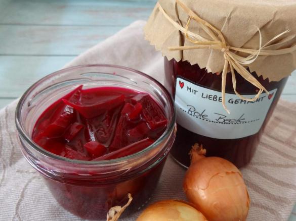 Eingelegte Rote Bete mit Ingwer