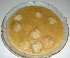 Köni´s Kartoffel-Gemüsesuppe mit Mettbällchen