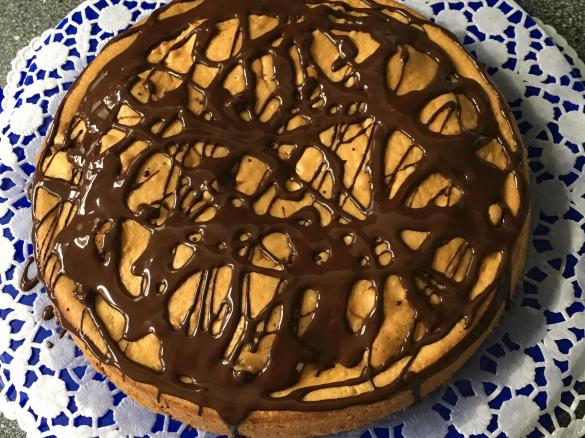 Versunkener Schokoladen-Streuselkuchen