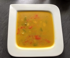 Gemüsesuppe mit Putenbrust