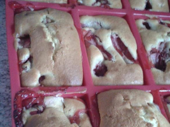 Schnelle Erdbeer-Küchlein