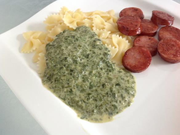 Spinat-Käse-Sahne-Sauce
