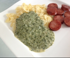 Spinat-Käse-Sahne-Sauce