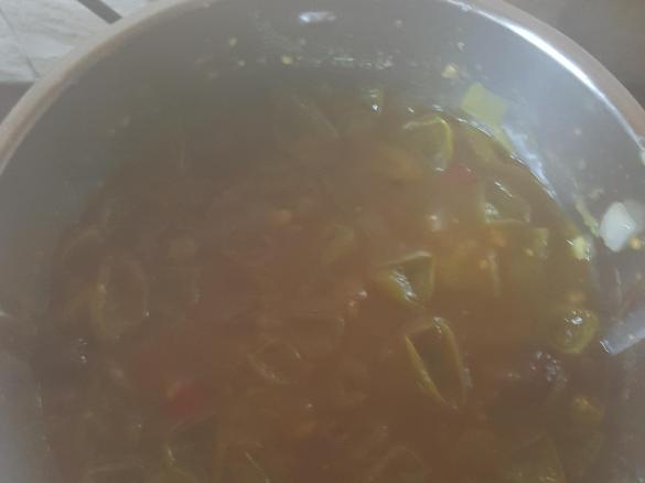 Chutney aus Grünen Tomaten