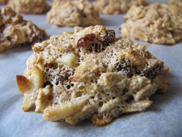 Haferflocken-Bananen-Happen mit Rosinen