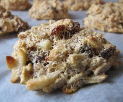 Haferflocken-Bananen-Happen mit Rosinen