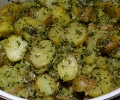 Mediterraner Kartoffelsalat Bio-Variante und vegan