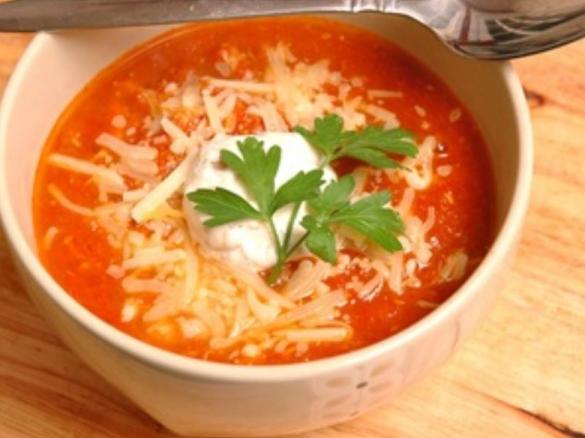 Einfache Tomatensuppe