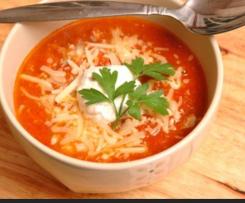 Einfache Tomatensuppe