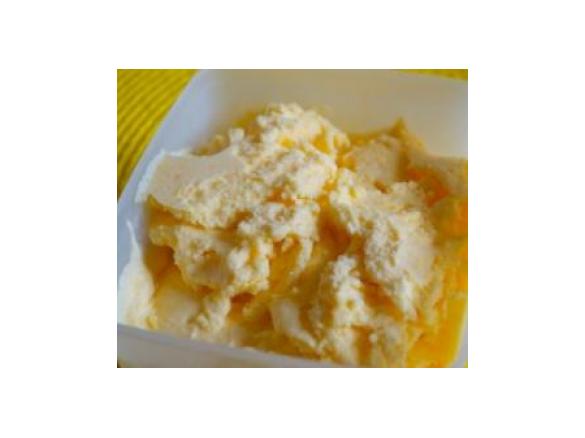 Pfirsichjoghurt-Eiscreme (für die Eismaschine)