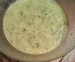 Lauchcremesuppe