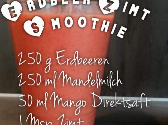 Erdbeer Zimt Smoothie