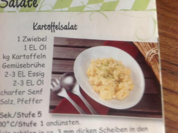 Kartoffelsalat aus dem bayrischen Heft