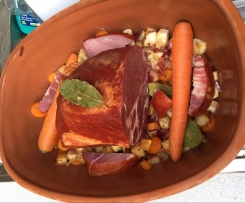 Kassler mit Kräuterkruste