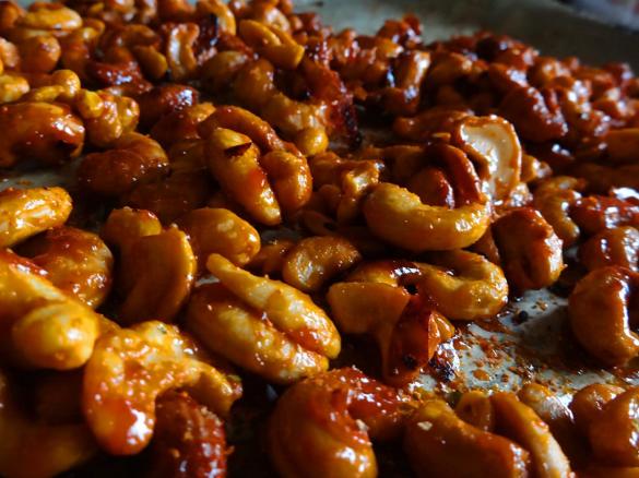 scharfe Cashew-Kerne