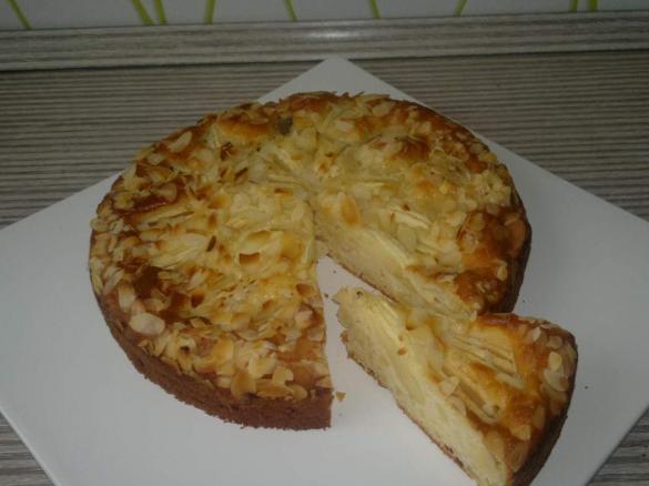 Vanille Apfelkuchen mit Joghurt LC nur ca. 150 kcal / Stück