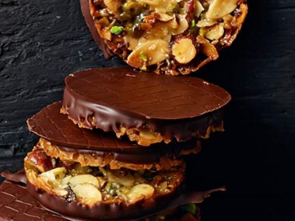 Florentiner mit Mandeln und Orange