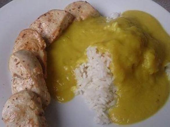 Fruchtiges Putencurry Currysoße