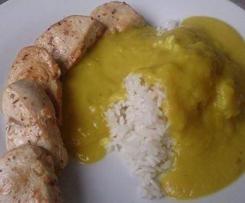 Fruchtiges Putencurry Currysoße