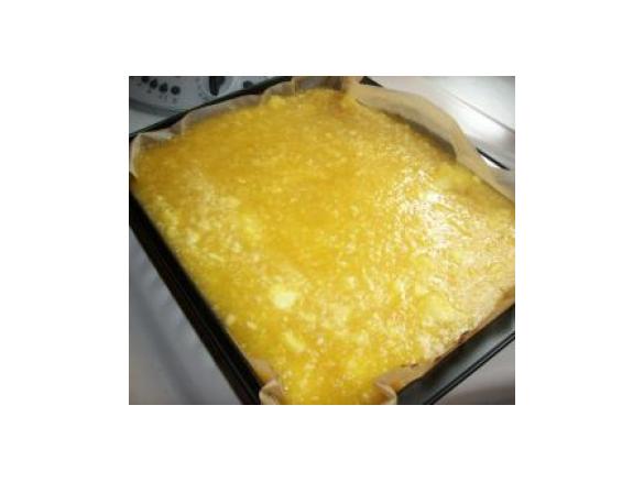 Biskuit - Apfelkuchen vom Blech ...