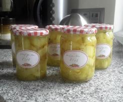 Süss-saure Senfgurken