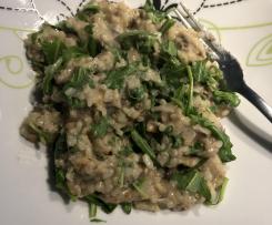 Champignonrisotto mit Walnüssen