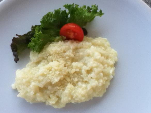 Zitronen-Prosecco Risotto mit gerösteten Eierschwammerln