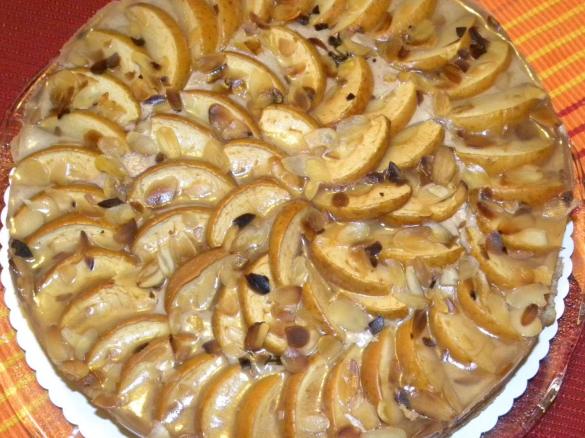 Apfeltorte mit Walnuss-Quark
