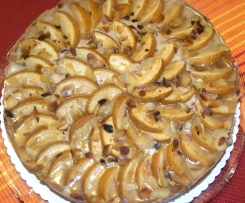 Apfeltorte mit Walnuss-Quark