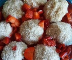 Milchreis-Kokos-Überraschungsbällchen vegan