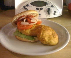 Seelachs - Frikadellen auf dem Blech