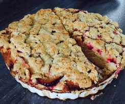 Super fluffiger Pflaumenkuchen mit Streusel