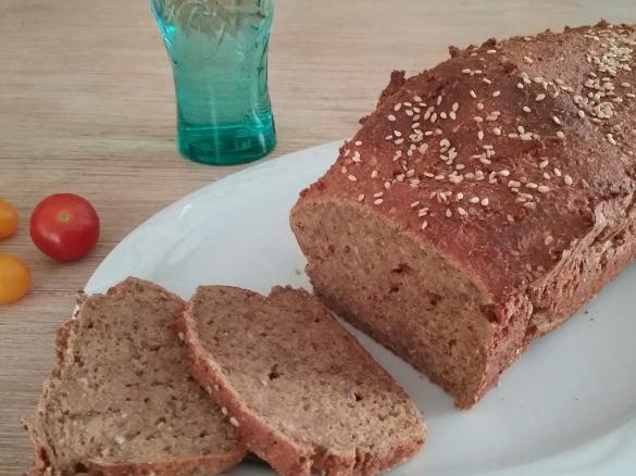 Eiweißbrot low carb, ohne Mandeln