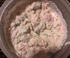 Variation von Würziger Fleischsalat(Omas geheim Rezept)