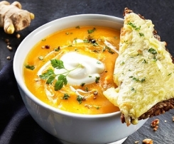 Süßkartoffel-Möhren-Suppe