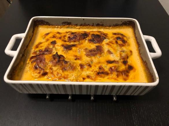 Schweinefilet in Curryrahm