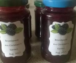 Variation Brombeer Nektarinen Marmelade