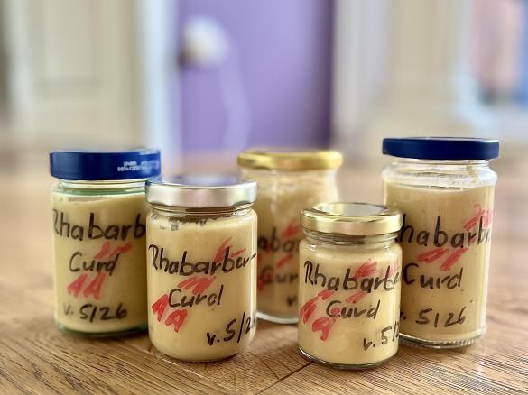 Rhabarber-Curd