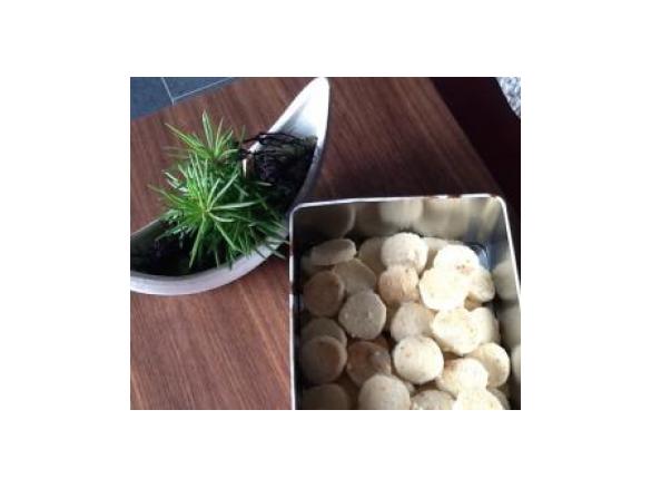 Heidesand mit gebräunter Butter und Meersalz