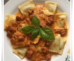 Tomatensoße mit Jagdwurst