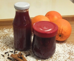 Glühweinmarmelade und Glühweinpunsch - 2 in 1