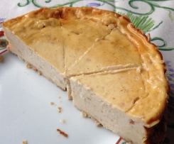 Low Carb Quarkkuchen mit Birne