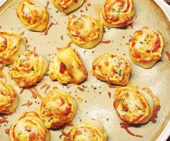 Pizza-Rolls mit Knoblauchdip