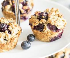 Frühstücks Muffins mit Heidelbeeren
