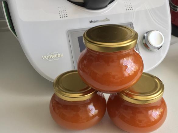 Aprikosen Pfirsich Konfitüre